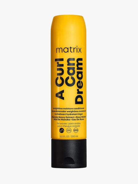 Matrix A Curl Can Dream in branded component on a light gray background
